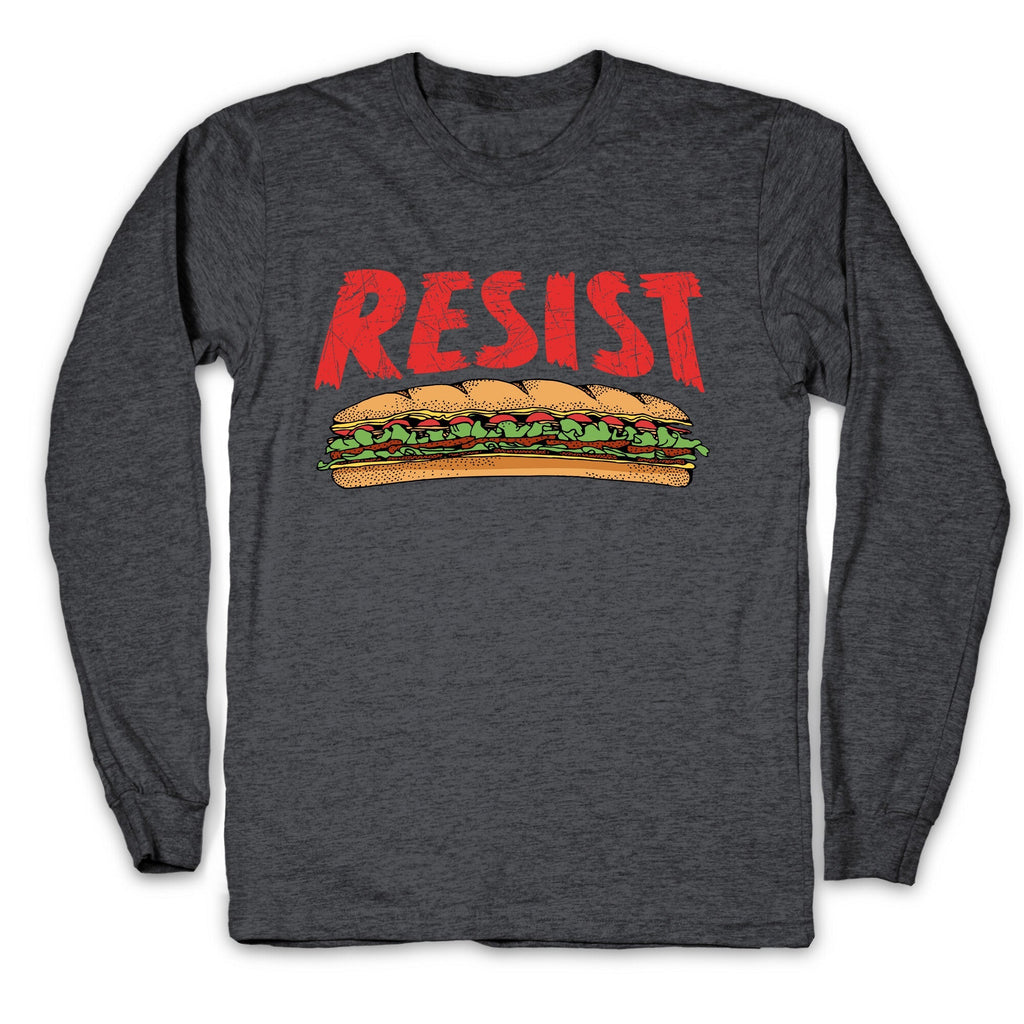 Resist Anti Ice Sandwich Guy DC Longsleeve Tee Unisex