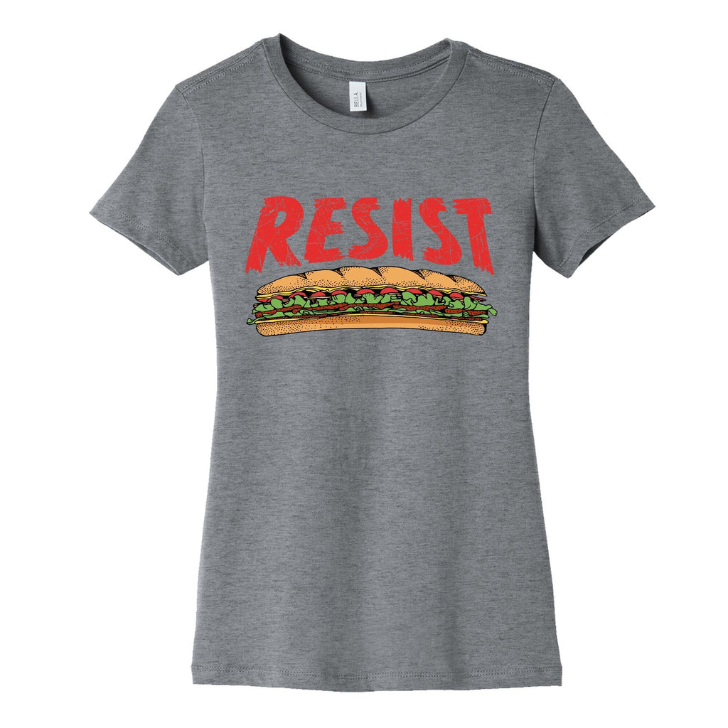 Resist Anti Ice Sandwich Guy DC Womens Cotton Tee Unisex