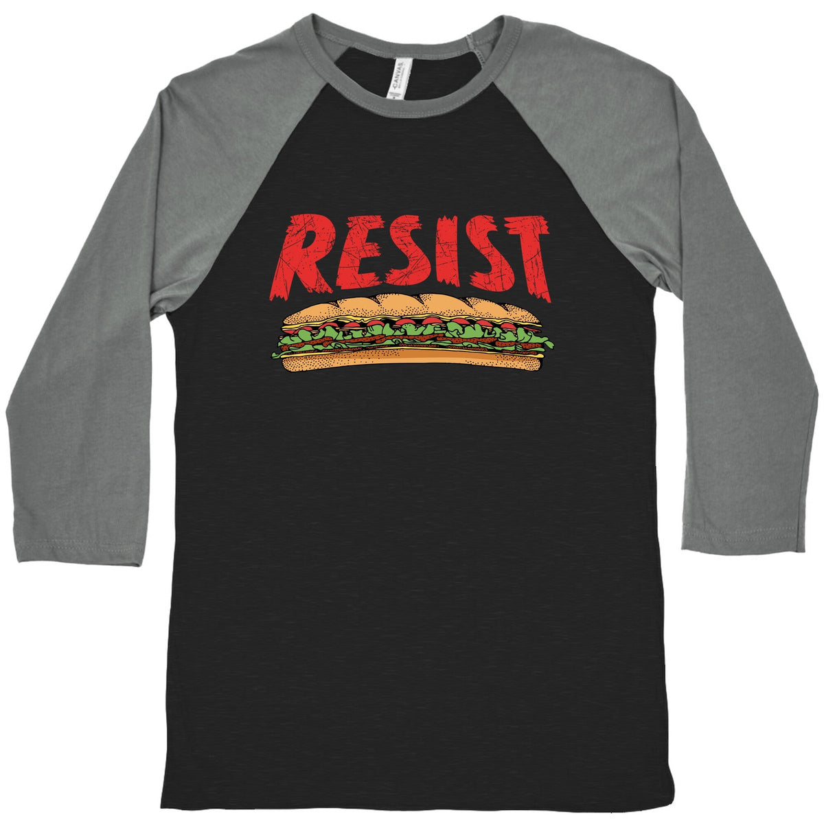 Resist Anti Ice Sandwich Guy DC Baseball Tee Unisex