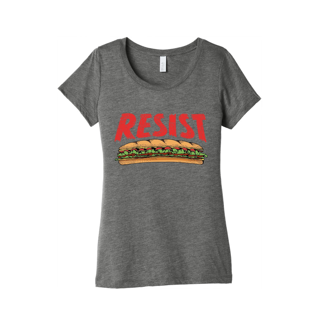 Resist Anti Ice Sandwich Guy DC Womens Triblend Tee Unisex