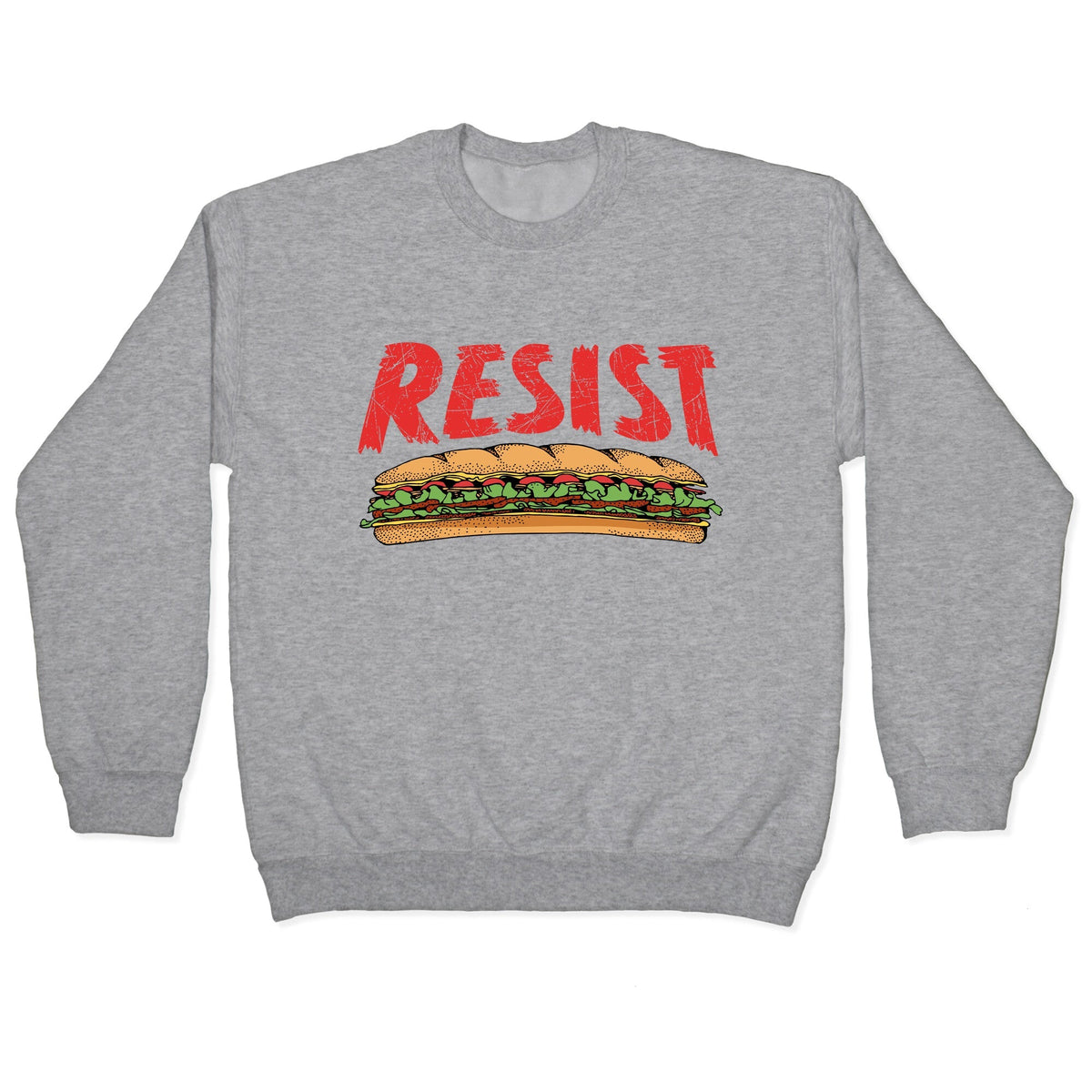 Resist Anti Ice Sandwich Guy DC Crewneck Unisex