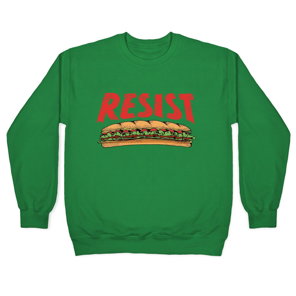 Resist Anti Ice Sandwich Guy DC Crewneck Unisex
