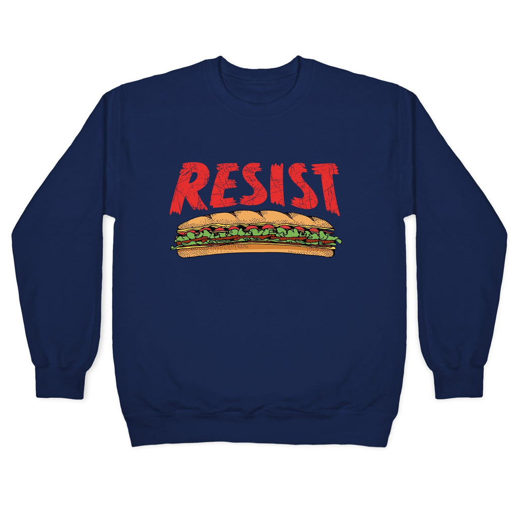 Resist Anti Ice Sandwich Guy DC Crewneck Unisex