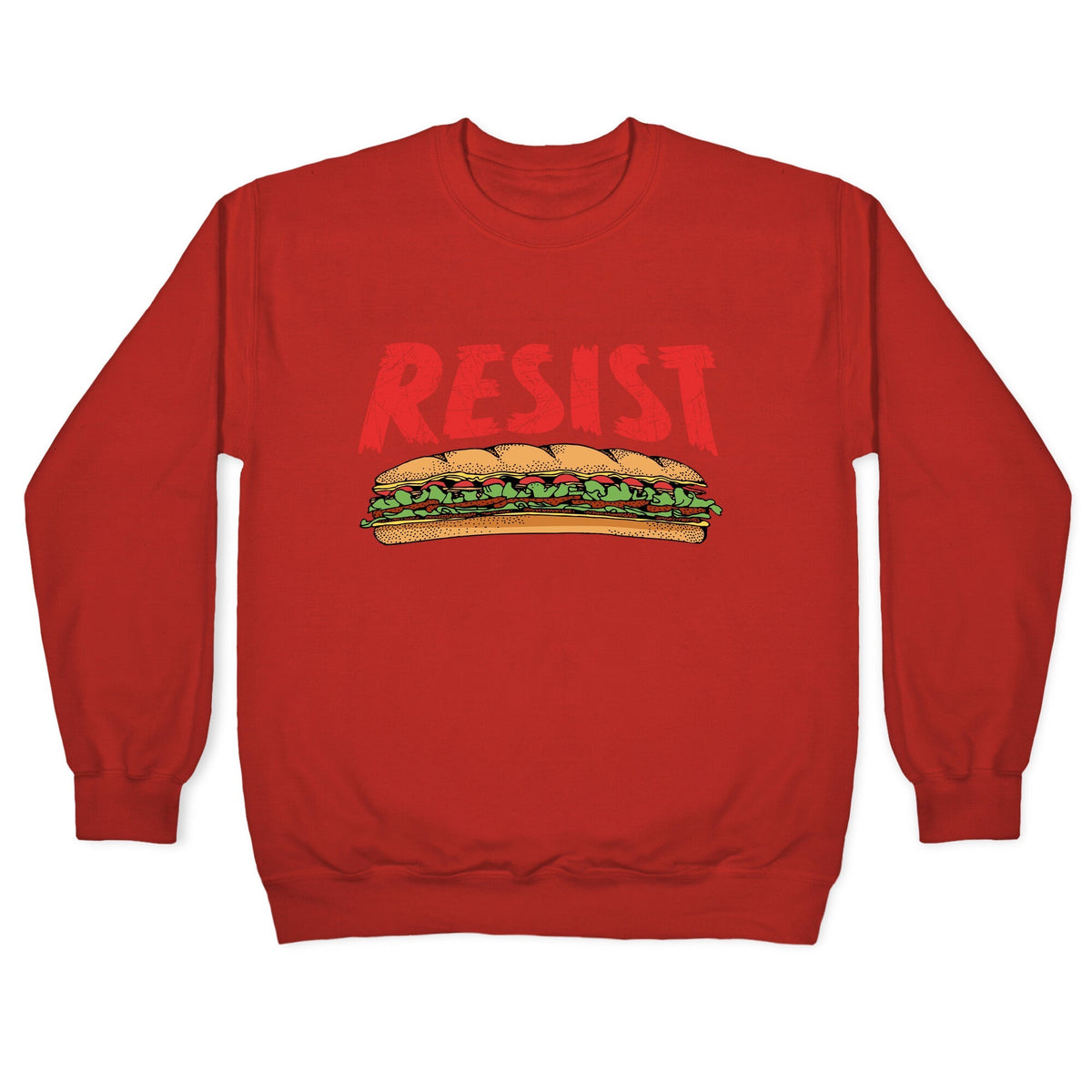 Resist Anti Ice Sandwich Guy DC Crewneck Unisex