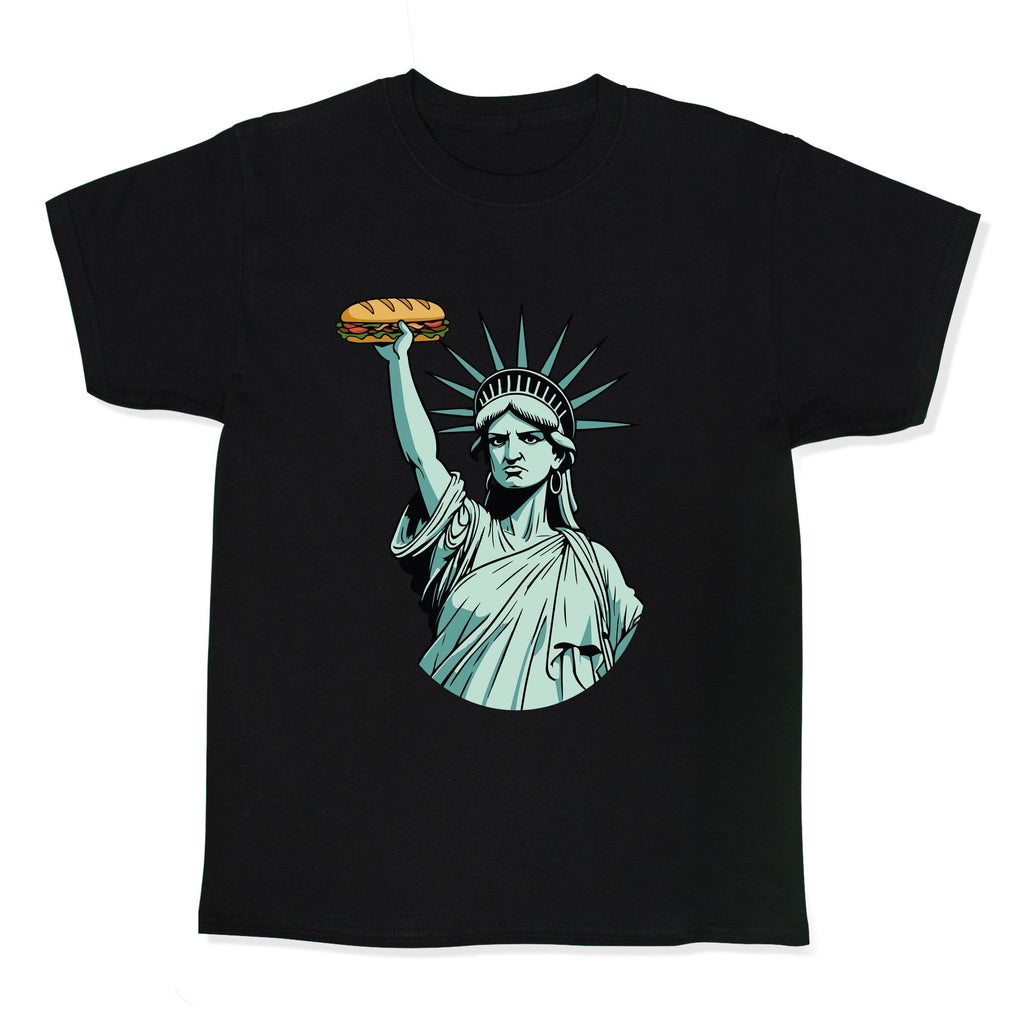 Statue of Liberty Sandwich Guy DC Kids Tee Unisex