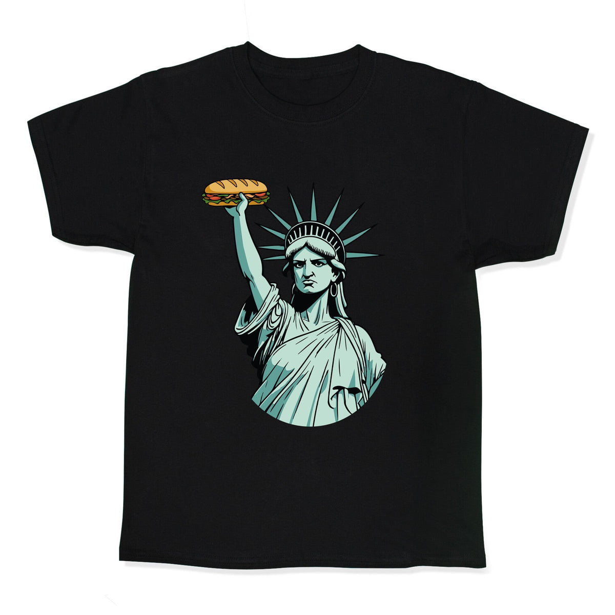 Statue of Liberty Sandwich Guy DC Kids Tee Unisex