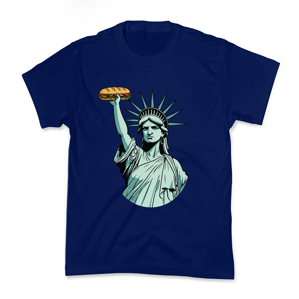 Statue of Liberty Sandwich Guy DC Kids Tee Unisex