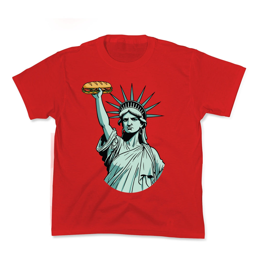 Statue of Liberty Sandwich Guy DC Kids Tee Unisex