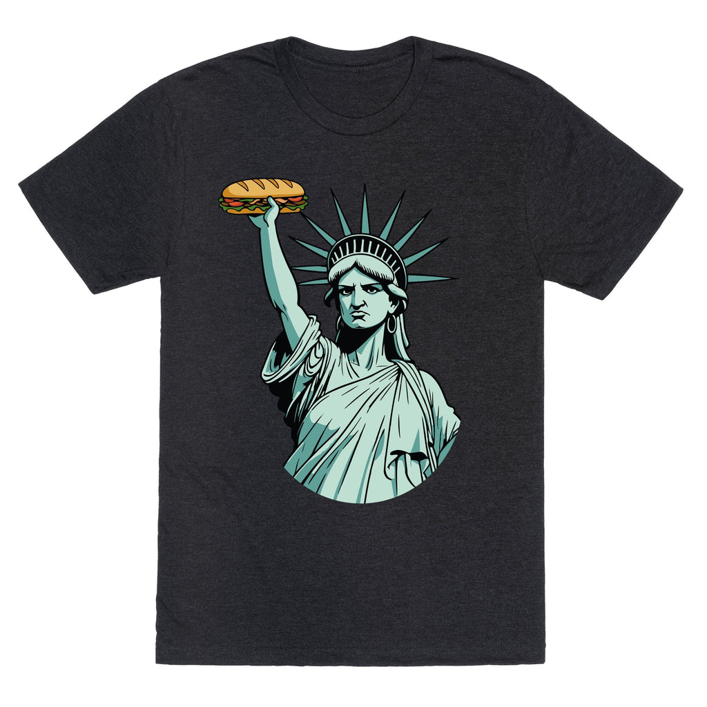 Statue of Liberty Sandwich Guy DC Unisex Triblend Tee Unisex