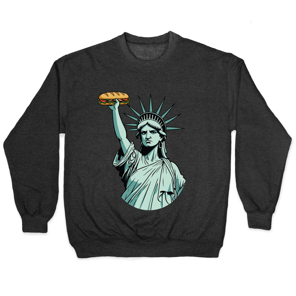 Statue of Liberty Sandwich Guy DC Crewneck Unisex