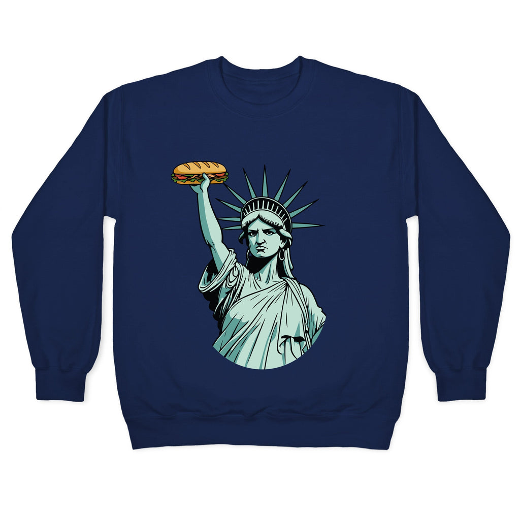 Statue of Liberty Sandwich Guy DC Crewneck Unisex