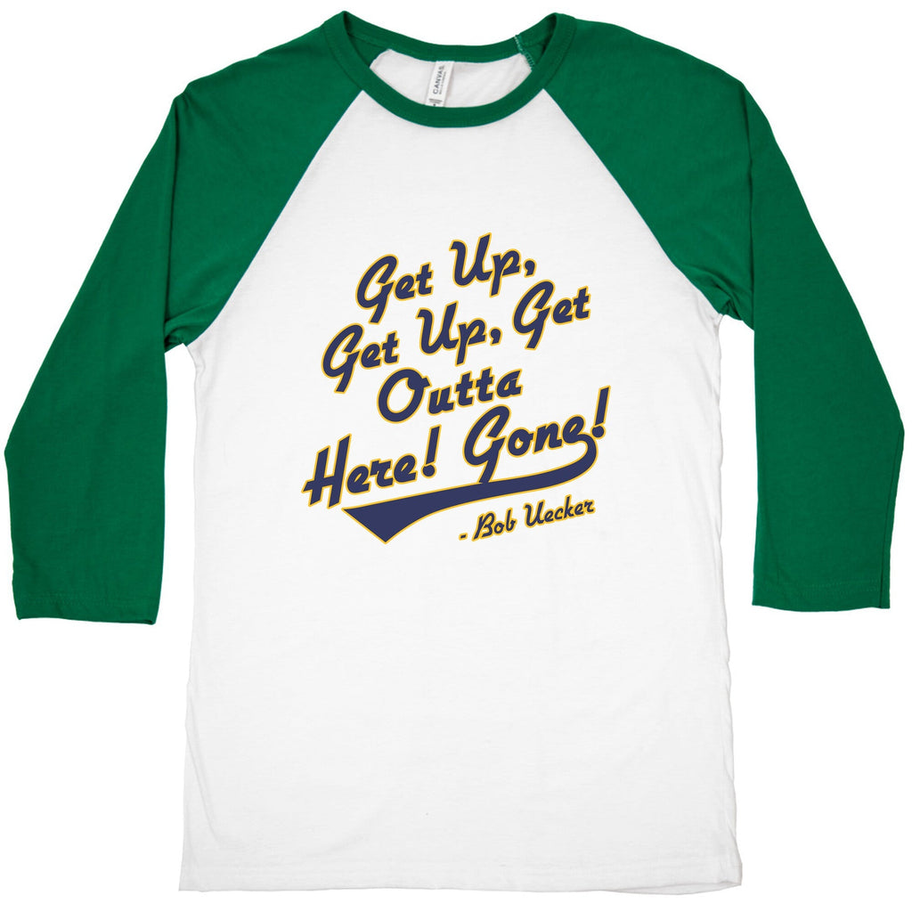 Bob Uecker Get Up Get Up Baseball Tee Unisex