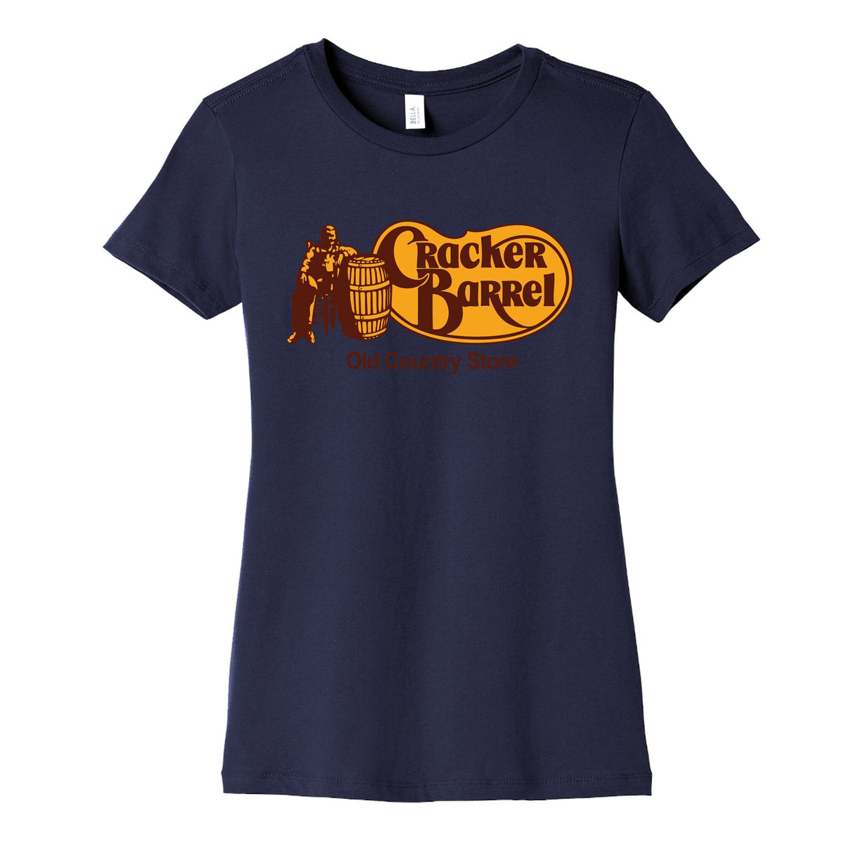 Cracker Barrel Retro Womens Cotton Tee Unisex
