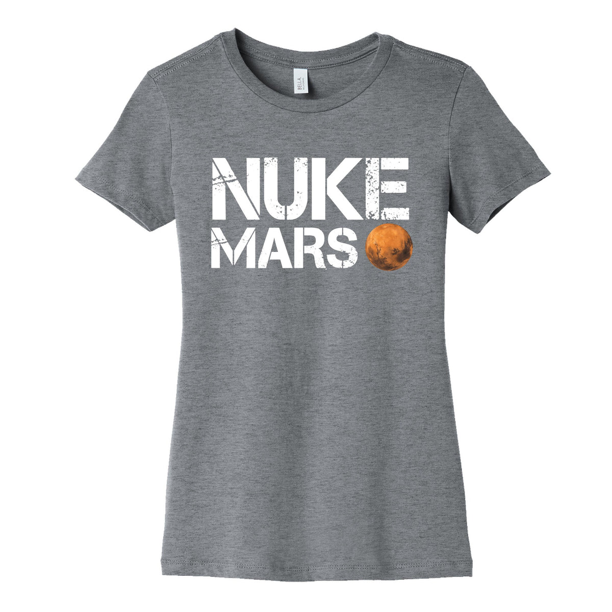 Nuke Mars Womens Cotton Tee Unisex