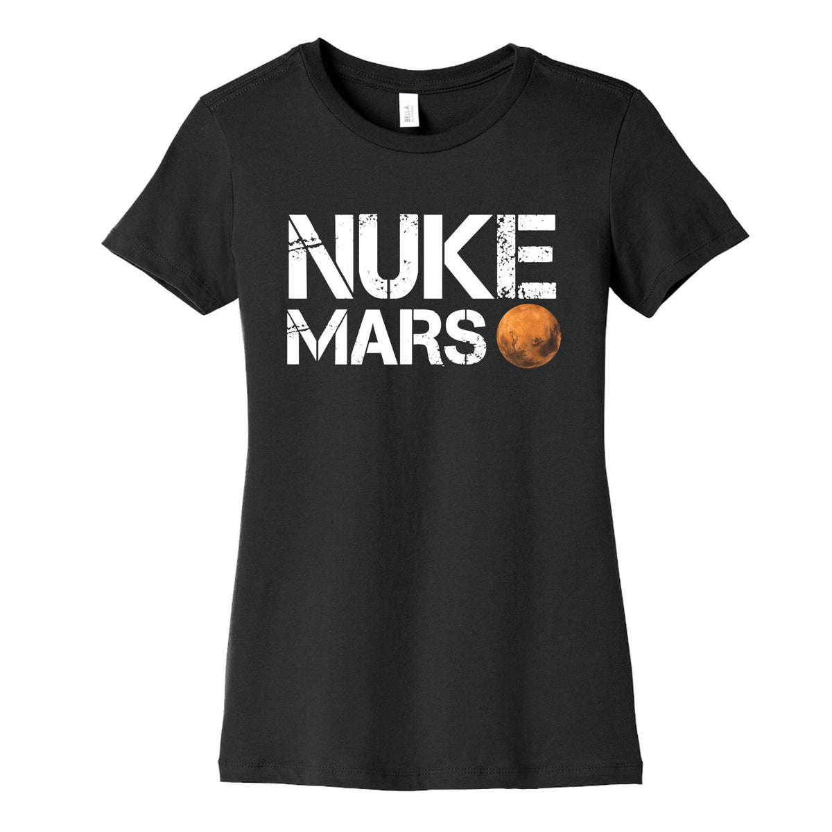 Nuke Mars Womens Cotton Tee Unisex