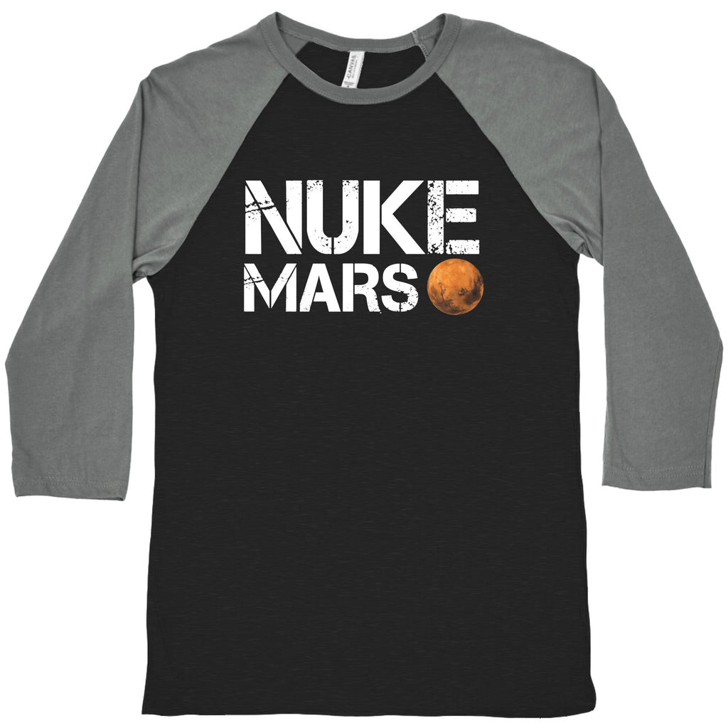 Nuke Mars Baseball Tee Unisex