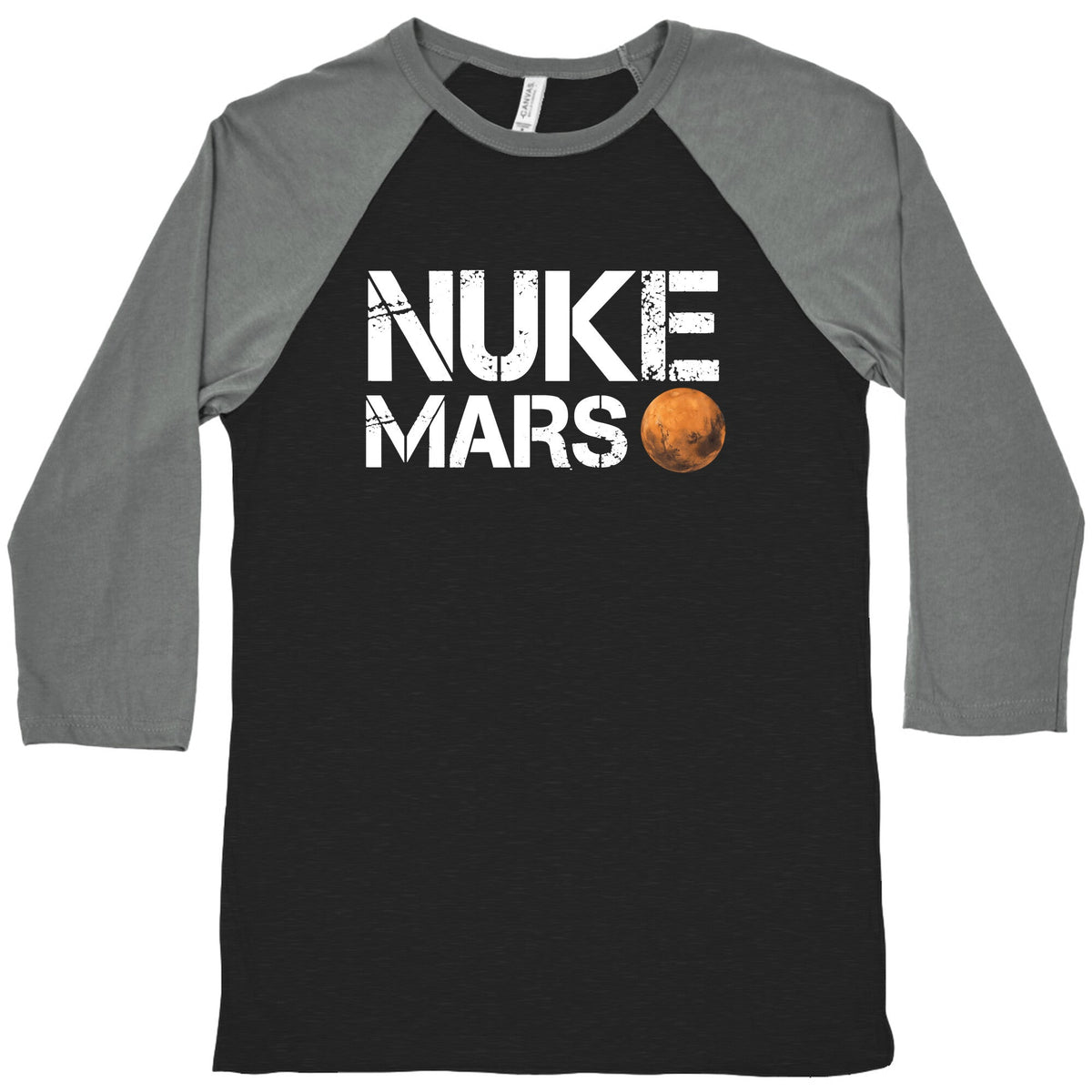 Nuke Mars Baseball Tee Unisex