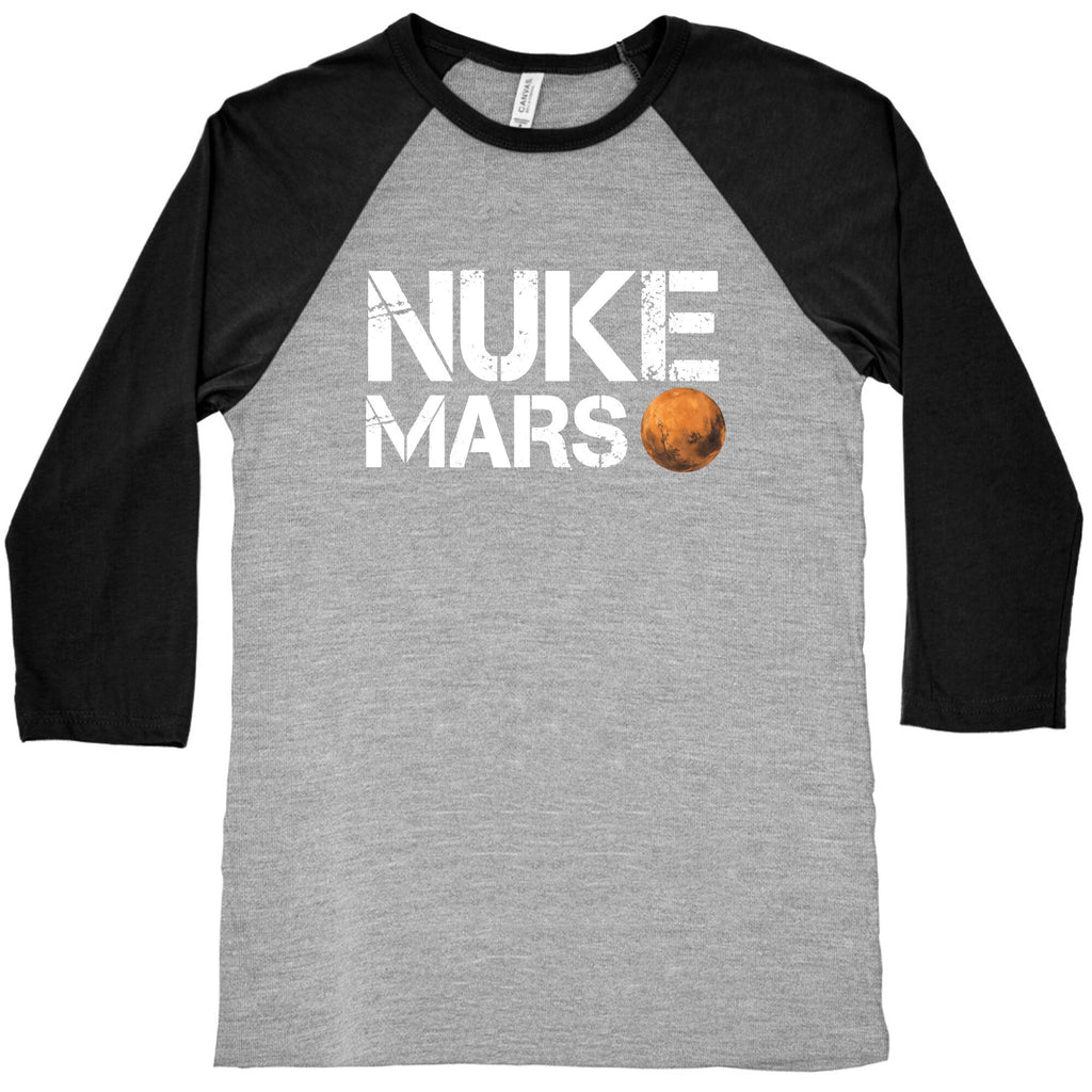 Nuke Mars Baseball Tee Unisex