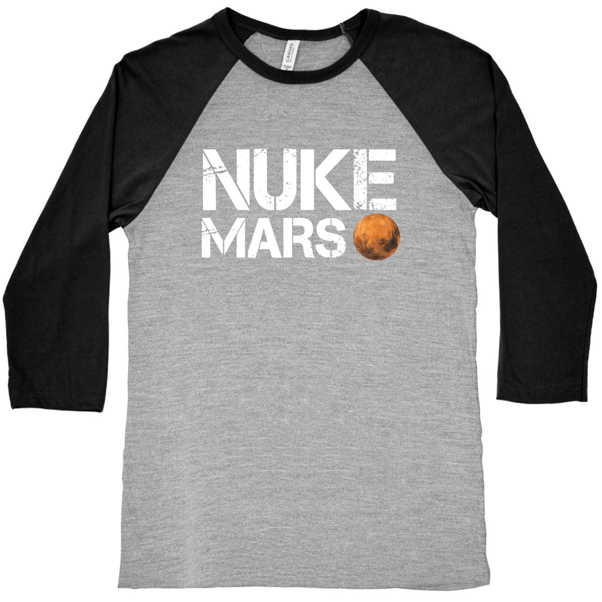 Nuke Mars Baseball Tee Unisex