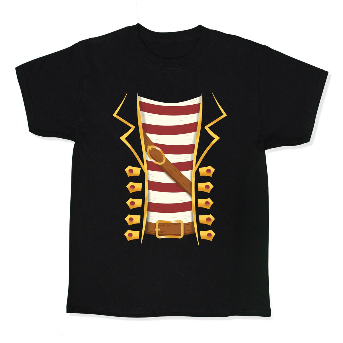 Buccaneer Halloween Pirate Costume Kids Tee Unisex