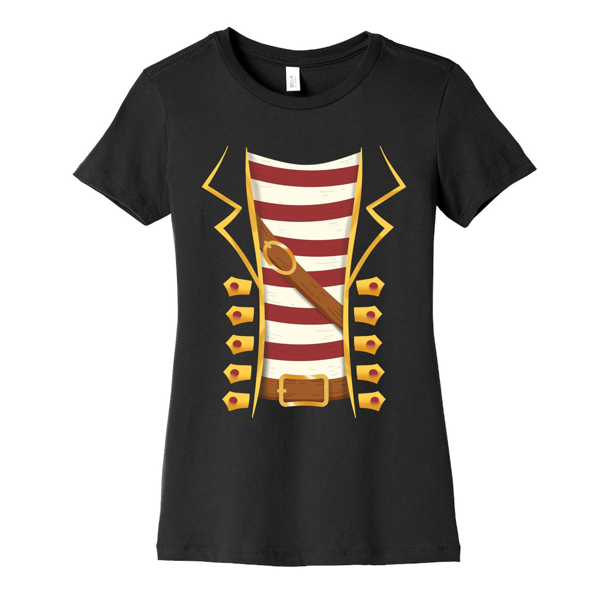 Buccaneer Halloween Pirate Costume Womens Cotton Tee Unisex