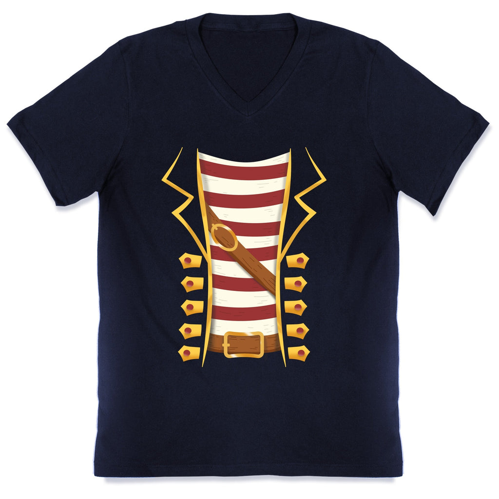 Buccaneer Halloween Pirate Costume V-Neck Unisex