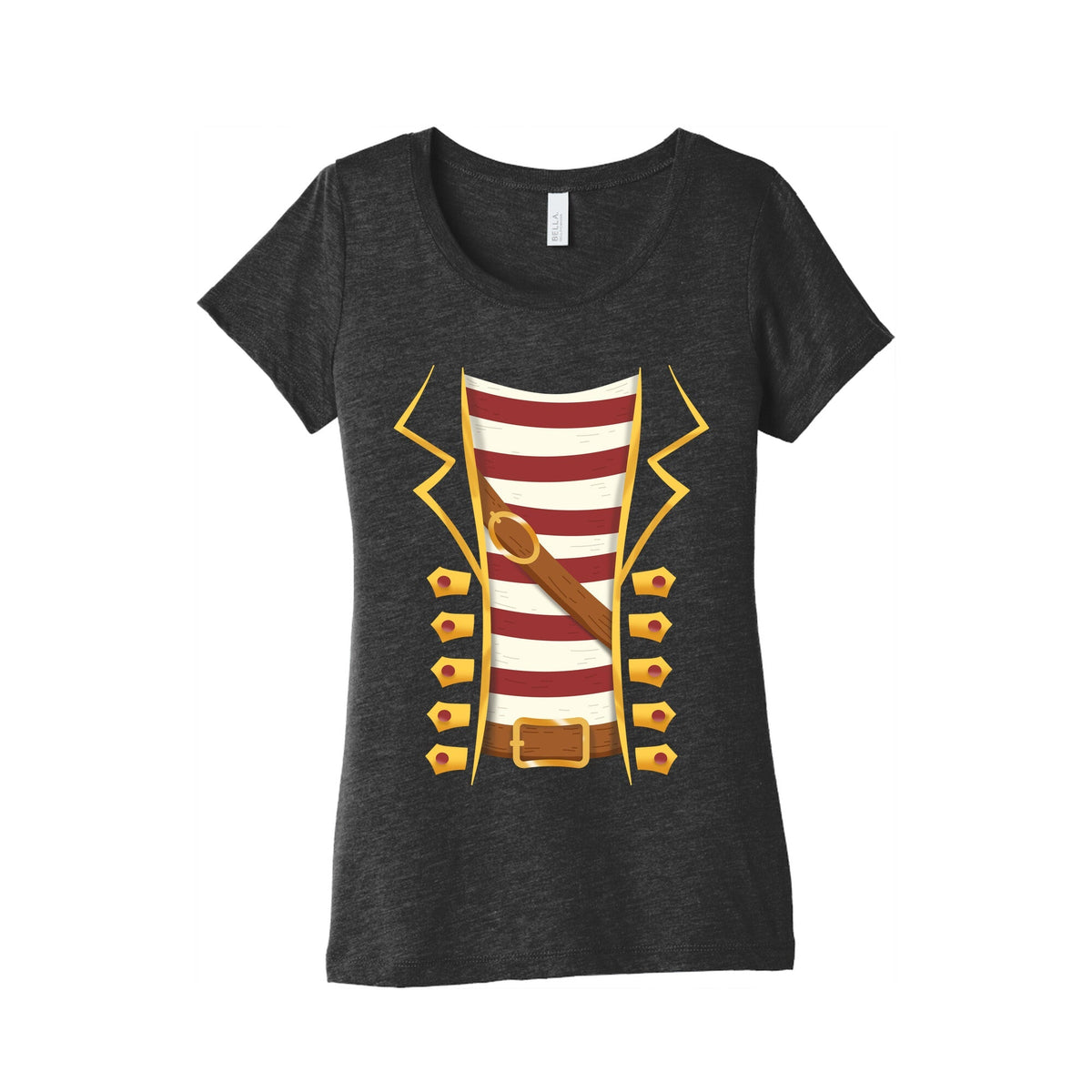 Buccaneer Halloween Pirate Costume Womens Triblend Tee Unisex