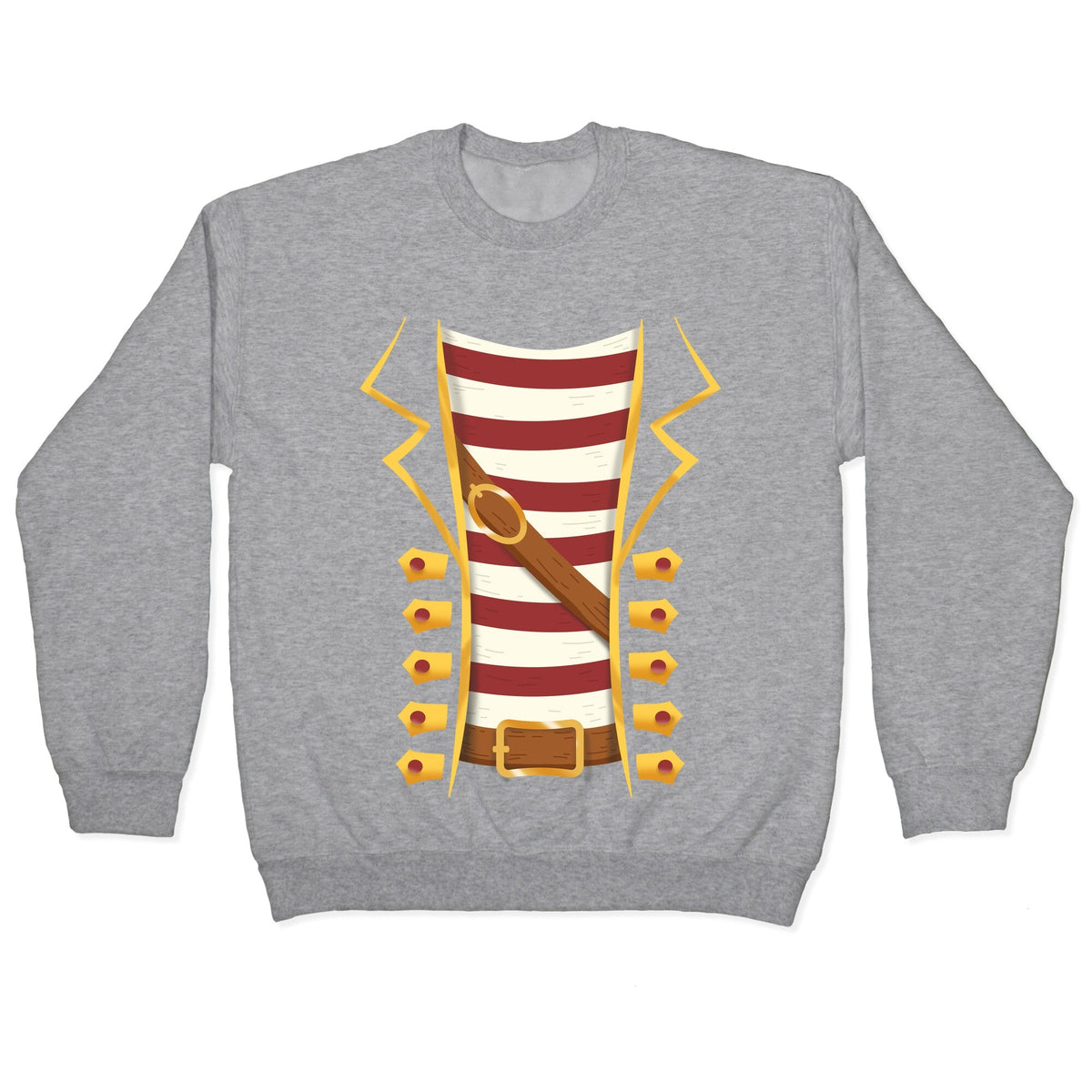 Buccaneer Halloween Pirate Costume Crewneck Unisex