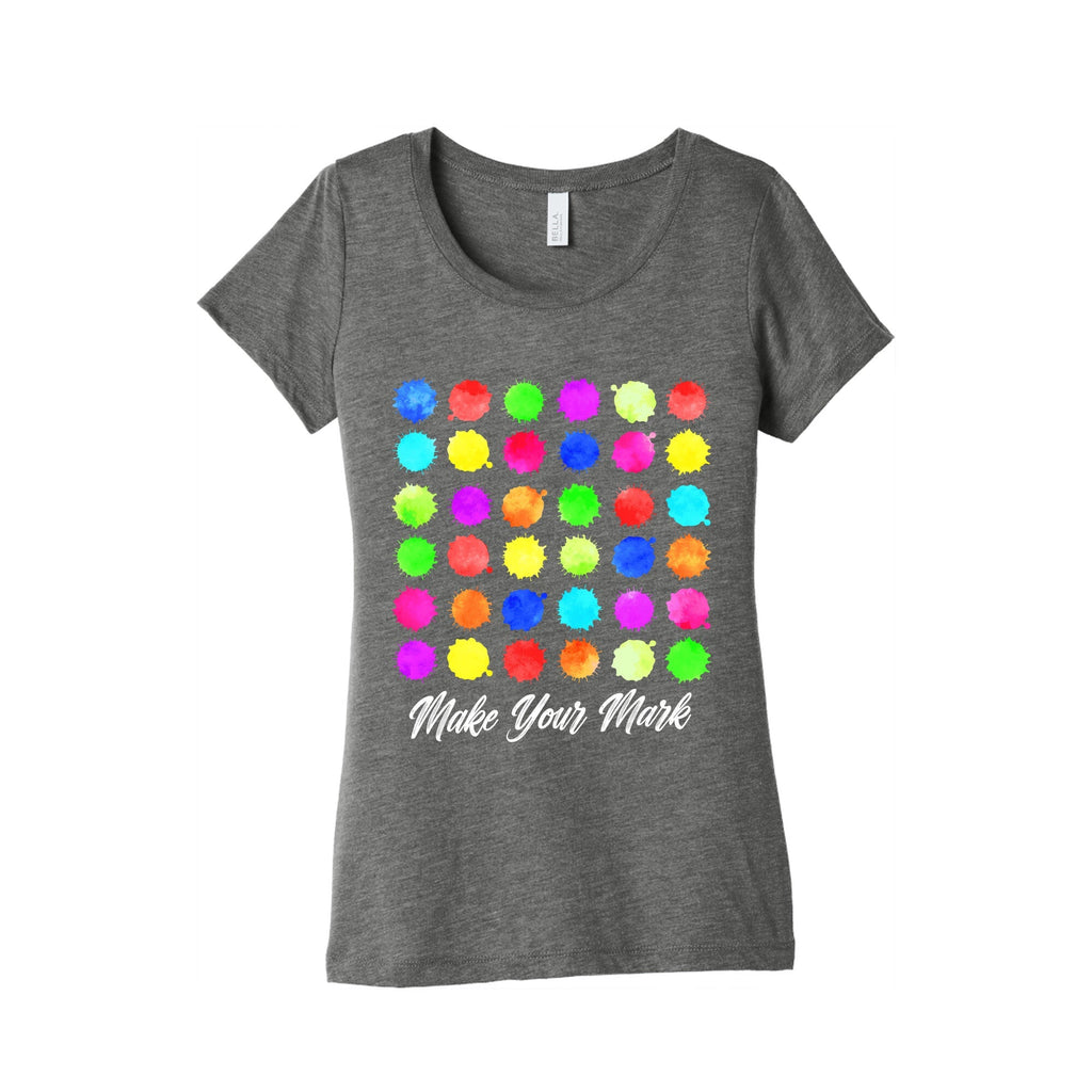 Dot Day Make Your Mark Womens Triblend Tee Unisex