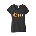 Halloween Pumpkin Ghost Game Womens Triblend Tee Unisex