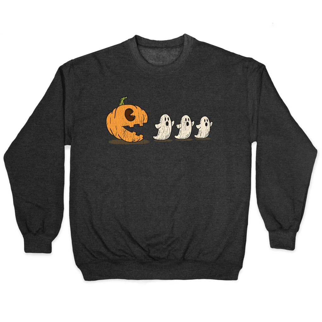 Halloween Pumpkin Ghost Game Crewneck Unisex