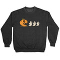 Halloween Pumpkin Ghost Game Crewneck Unisex