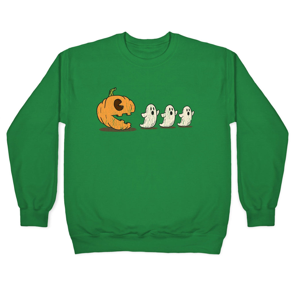 Halloween Pumpkin Ghost Game Crewneck Unisex