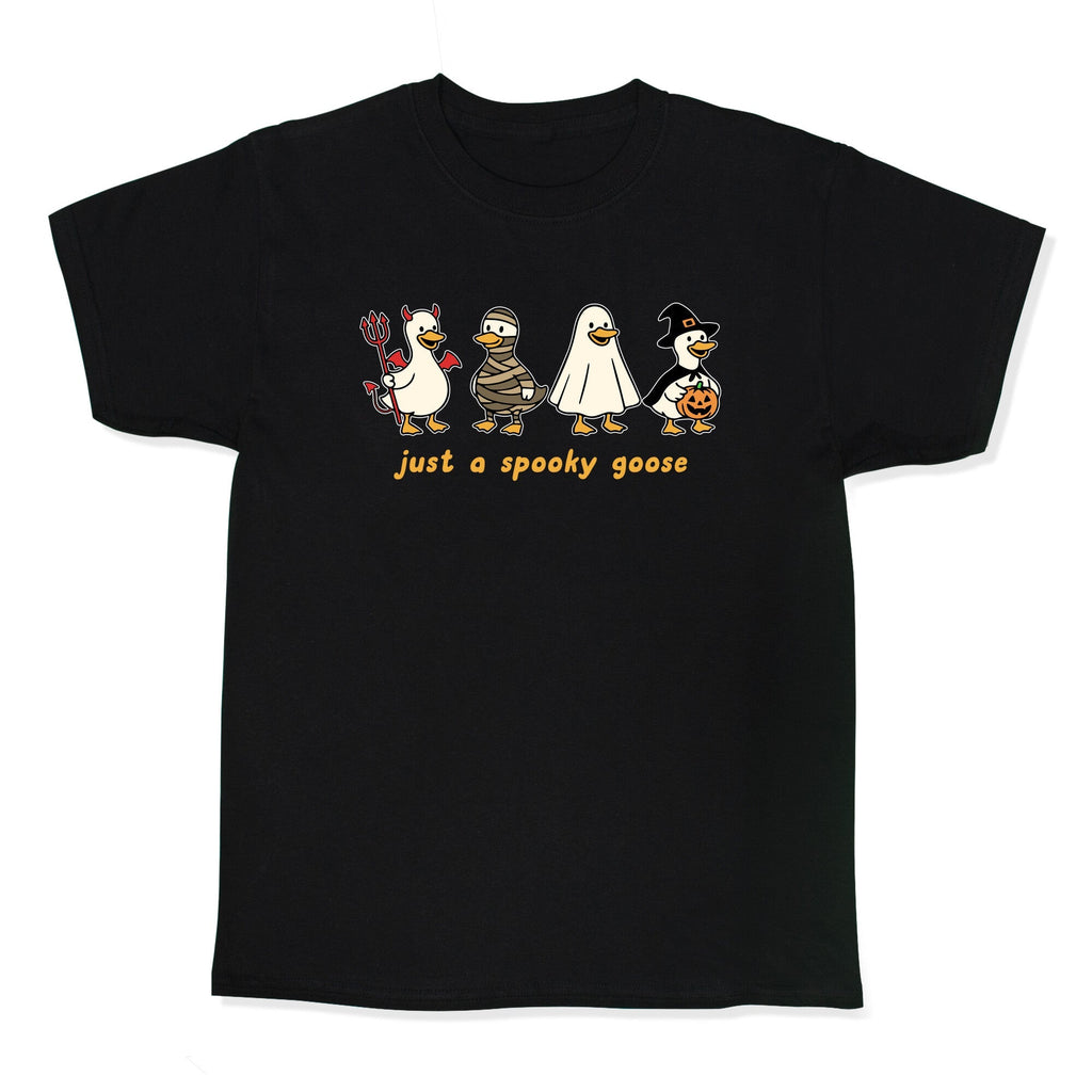 Halloween Just A Spooky Goose Kids Tee Unisex