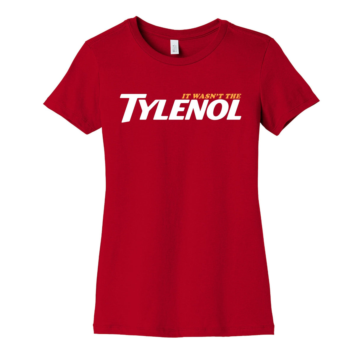 It Wasnt The Tylenol Autism Awareness Womens Cotton Tee Unisex
