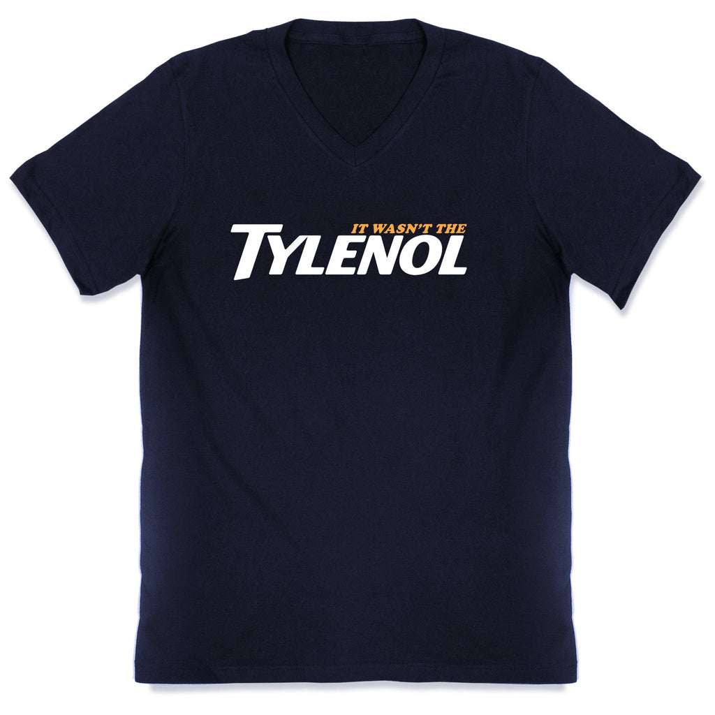 It Wasnt The Tylenol Autism Awareness V-Neck Unisex