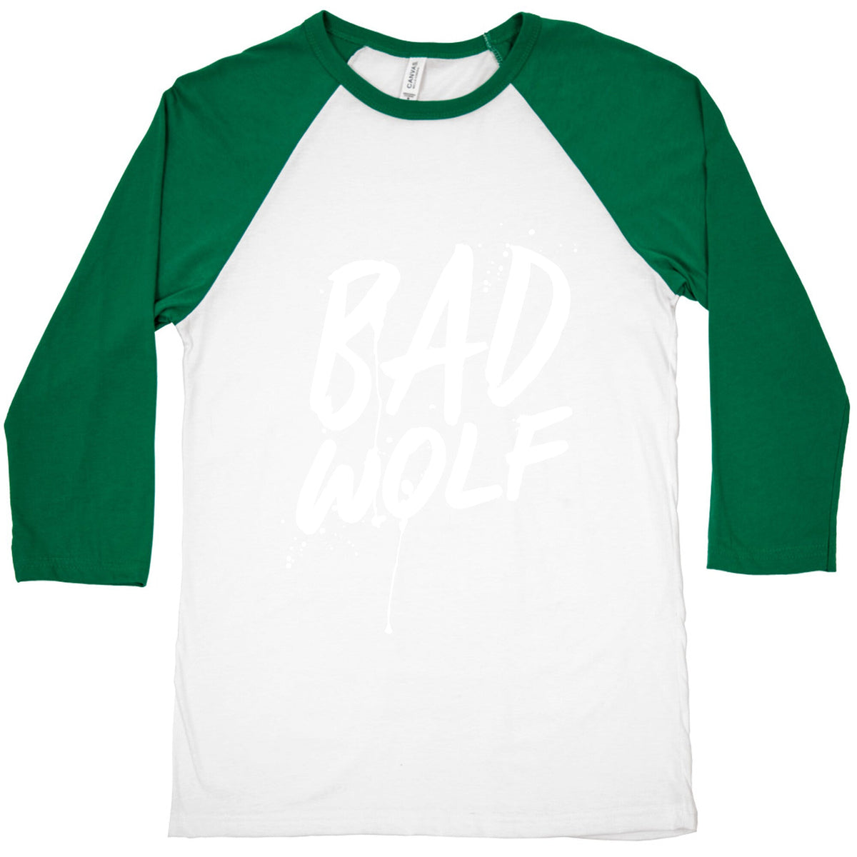 Doctor Who Bad Wolf Baseball Tee Unisex