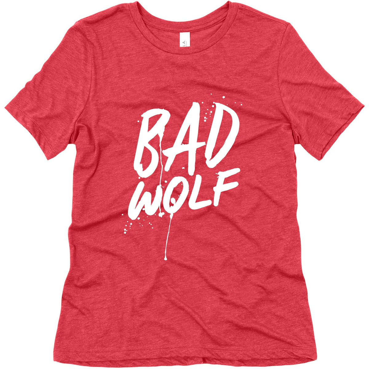 Doctor Who Bad Wolf Womens Triblend Tee Unisex