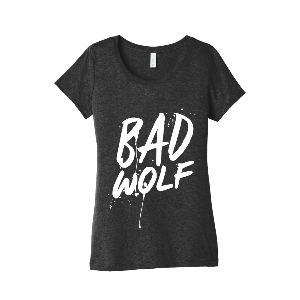 Doctor Who Bad Wolf Womens Triblend Tee Unisex