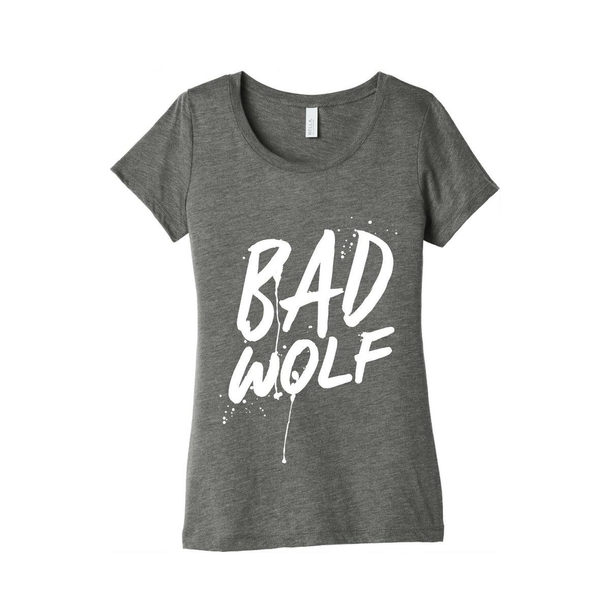 Doctor Who Bad Wolf Womens Triblend Tee Unisex