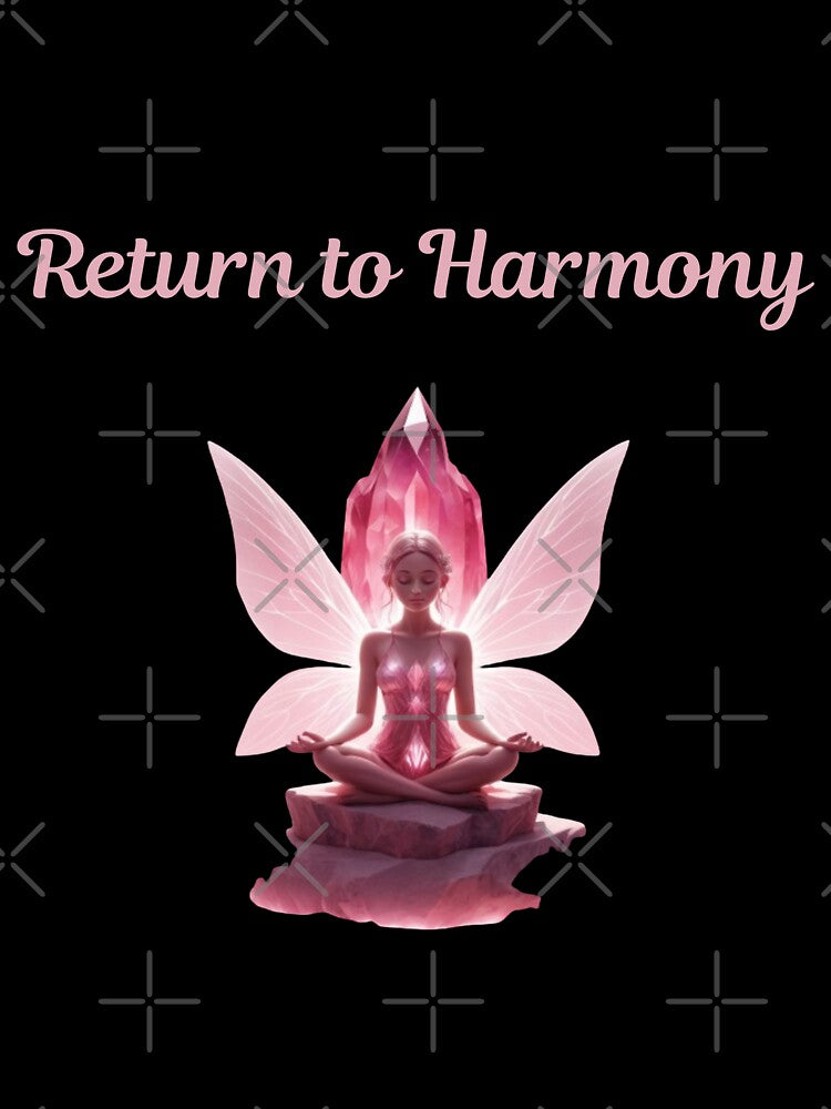 Return to Harmony with Pink Tourmaline Fairy | Stoicism Philosophy by LexaArtworks