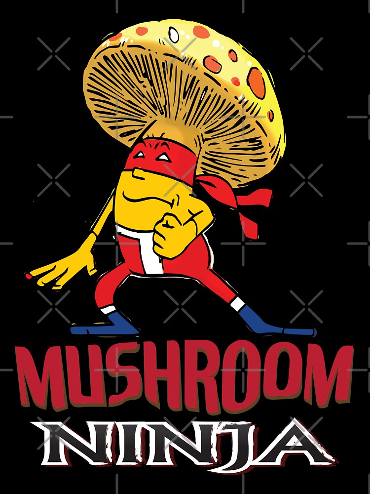Mushroom Ninja Foodietoon Mixed Martial Arts MMA Superhero by ProjectX23