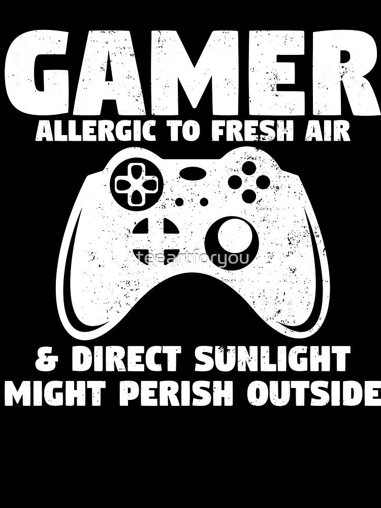 Funny gamer video games gaming design for video games online gaming lovers by teeartforyou