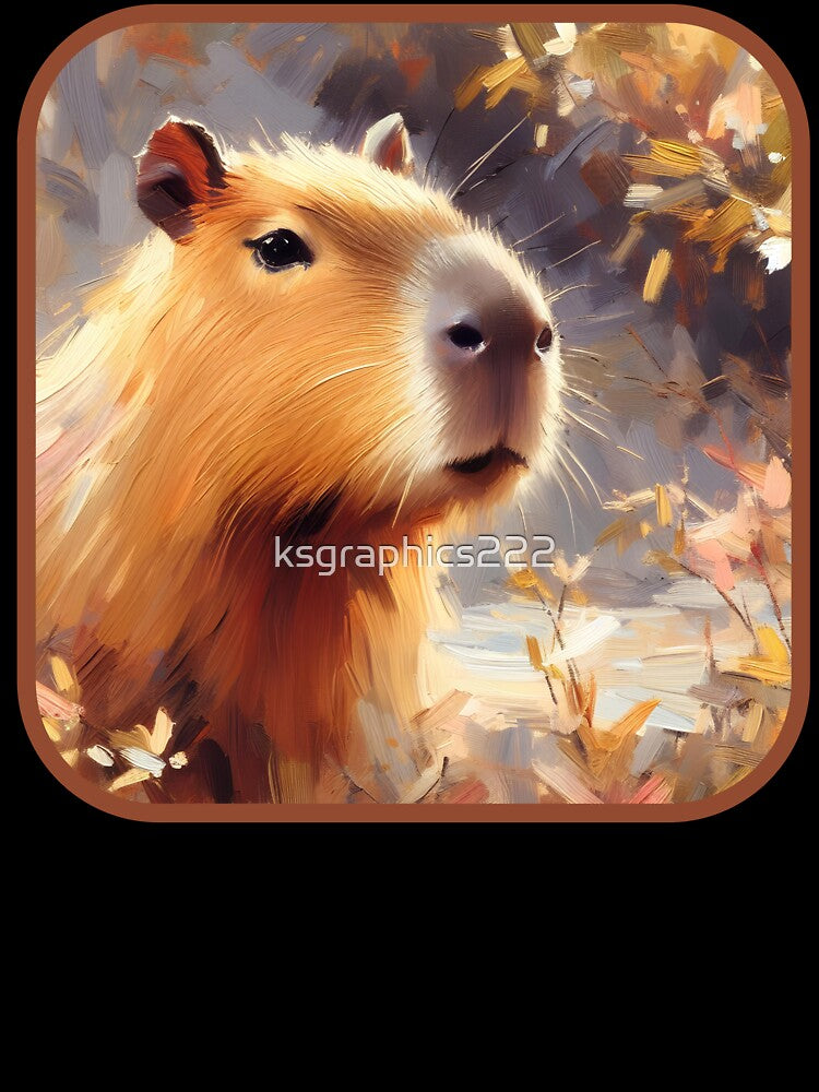 Capybara Art #5 | Capybara Lovers by ksgraphics222
