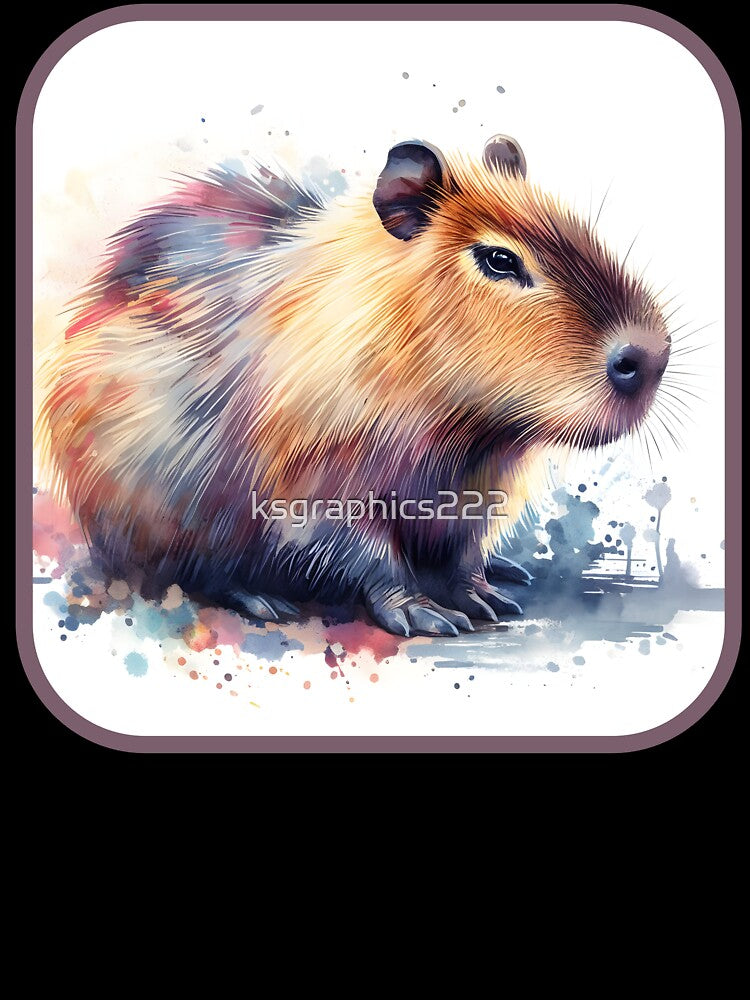 Capybara Art #4 | Capybara Lovers by ksgraphics222
