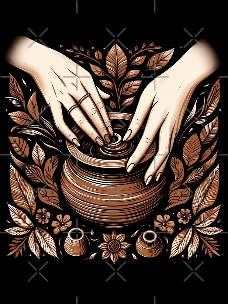 Pottery Mom - Mothers day gifts for moms who love pottery by JUSTBEELEGANT