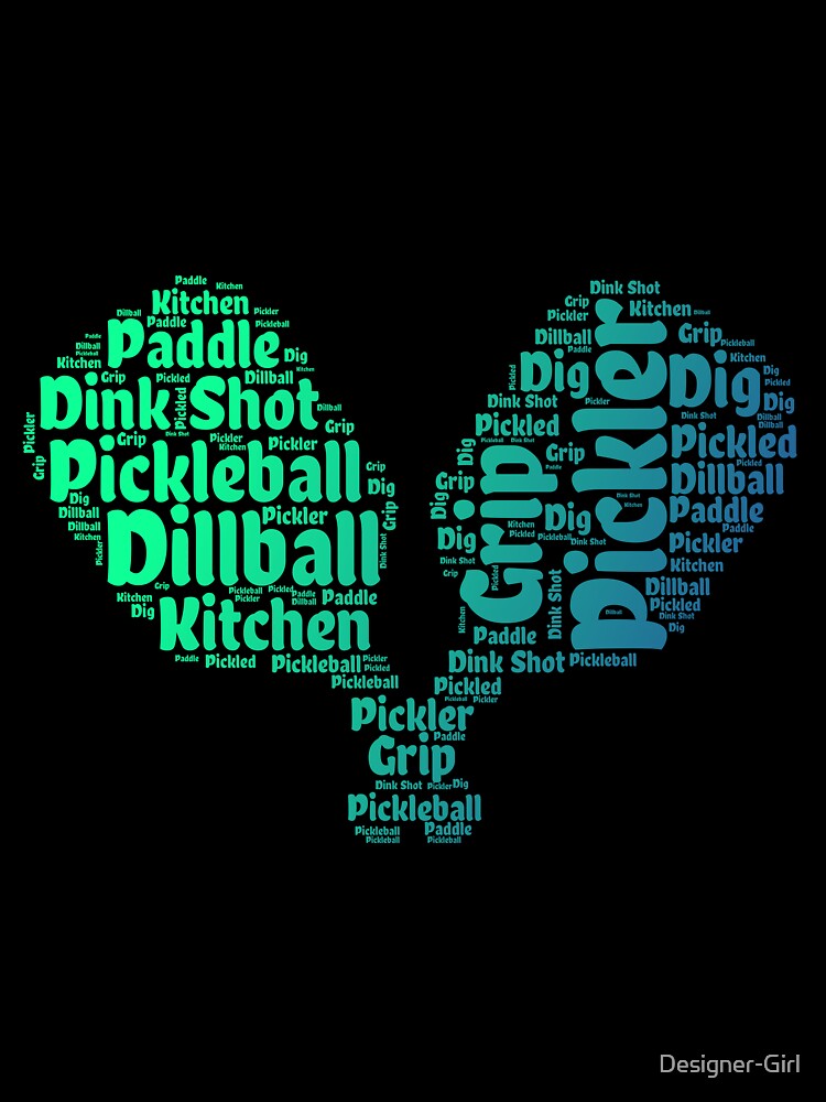 Pickleball Paddle For Pickleball Players by Designer-Girl