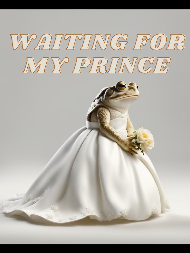 princess frog waiting for prince- funny gift for single woman by LOKOthing Unisex