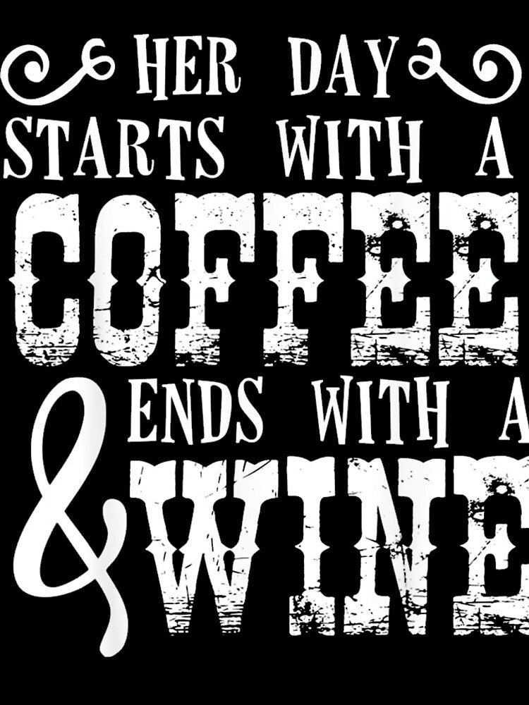 Her Day Starts With Coffee by rosamaria2020