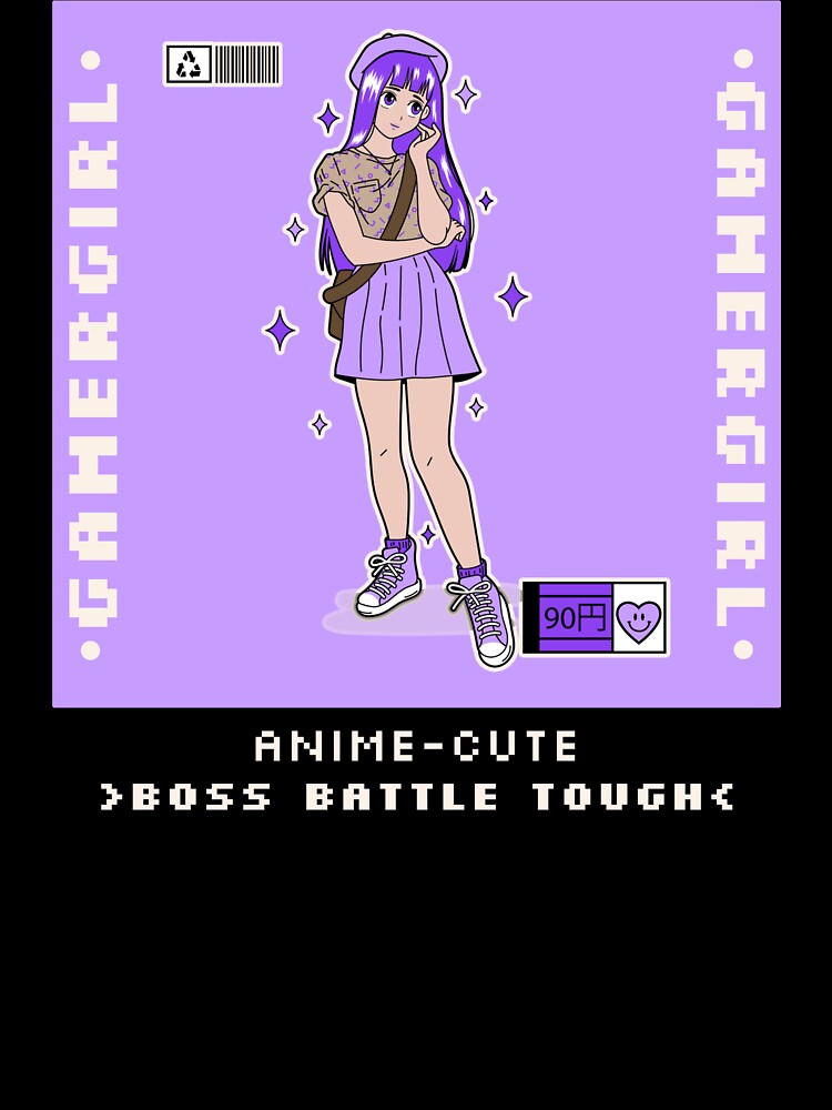 Anime-Cute, Boss Battle Tough by SuperstyleTees